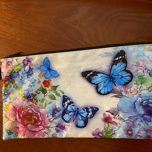 Butterfly garden bag/makeup/coin/clutch holder